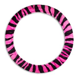 Pink Zebra Steering Wheel Cover