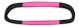 Hot Pink and Black Rear View Mirror Cover