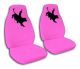 Hot Pink Bull Rider Car Seat Covers
