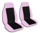 Black and Cute Pink Car Seat Covers