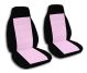 Cute Pink and Black Car Seat Covers