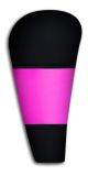 Hot Pink and Black Shift Knob Cover