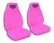 Hot Pink Cutie Car Seat Covers