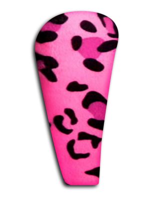 Pink Leopard Shift Knob Cover