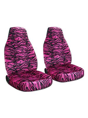 Pink Tiger Car Seat Covers