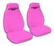 Hot Pink Butterfly Tattoo Car Seat Covers