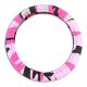 Pink Camouflage Steering Wheel Cover
