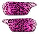 Pink Leopard Sun Visor Covers
