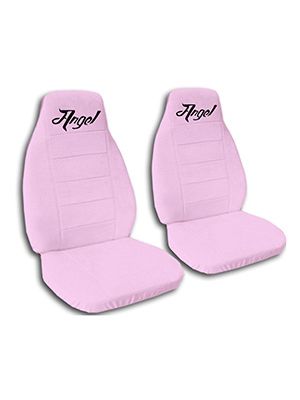 Cute Pink Angel Car Seat Covers