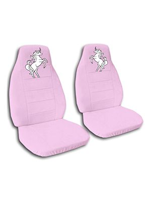 Cute Pink Unicorn Car Seat Covers