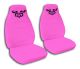Hot Pink Heartagram Car Seat Covers