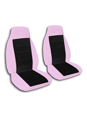 Black and Cute Pink Car Seat Covers
