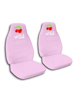 Cute Pink Wild Cherry Car Seat Covers
