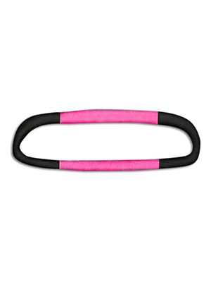 Hot Pink and Black Rear View Mirror Cover