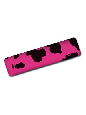 Pink and Black Cow Hand Brake Cover