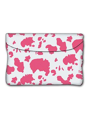 Pink and White Cow Car Trash Bag