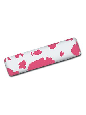 Pink and White Cow Hand Brake Cover