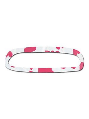 Pink and White Cow Rear View Mirror Cover