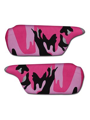 Pink Camouflage Sun Visor Covers