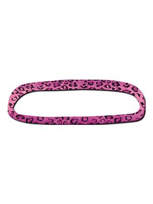 Pink Leopard Rear View Mirror Cover