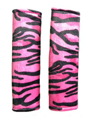 Pink Tiger Seat Belt Covers