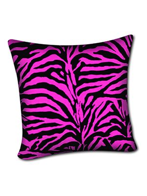 Pink Zebra Pillow Cover