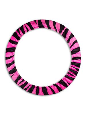 Pink Zebra Steering Wheel Cover