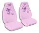 Cute Pink Butterflies Car Seat Covers