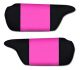 Hot Pink and Black Sun Visor Covers